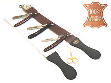 Mens Old School Vintage Barber Ready to Shave Razors WITH Shaping Strop Kit NEW picture