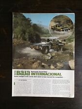 Vintage 1979 Baja International Race - Original 5 Page Article  picture
