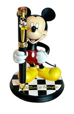 Danbury Mint MICKEY MOUSE Ink Pen Set With Mickey Mouse Checker Board Stand 5