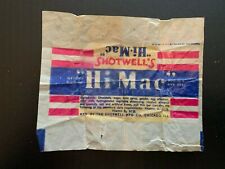 Vintage Shotwell's Hi-Mac Wax Candy Bar Wrapper picture