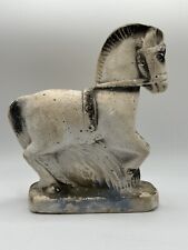 Vintage White Chalk Horse Figure  picture