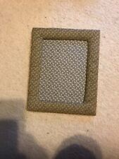 Very Neat and unique Vintage Linen Cloth Background Picture Frame 10.75