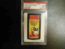 1974 Topps WACKY PACKAGES Series 6 Airraid Deodorant PSA 9 o/c (MINT) 💎 picture