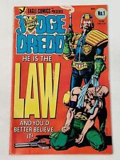 Judge Dredd 1 Eagle Quality Comics 1st App Judge Dredd in US Comics Bronze 1983 picture