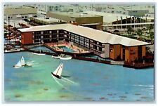 c1960 Boatel Motor Lodge Jack London Square Exterior Oakland California Postcard picture