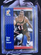 1991-92 Fleer #111 Glen Rice Miami Heat Basketball Card NBA picture