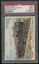 1955 Topps Rails and Sails McKeen Motor Car #62 PSA 9 MINT picture