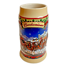 Budweiser Stein Old Towne Holiday 2003 Anheuser Busch Mug picture