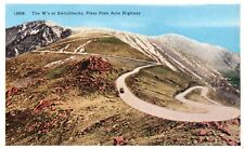 Postcard CO Pikes Peak Auto Highway The Ws or Switchbacks 1932 Vintage PC H8420 picture
