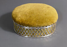 Antique Gorham Sterling Sewing Dresser Box Pin Cushion for Bailey Banks & Biddle picture