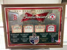 Budweiser Boston Red Sox 2007 World Series Champions 45” X 34” mirror picture