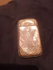 Anheuser Busch Brewery Match Safe Antique that Opens and Closes picture