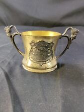 Antique K&O Co USA bronze Mini Souvenir Cup Buckeye Lake Ohio Ornate Rare 2