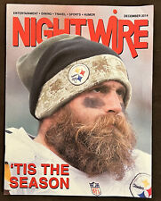 Brett Keisel PITTSBURGH Steelers December 2014 Night Wire Magazine Unsigned picture