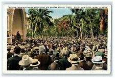 c1920's William Jennings Bryan Sunday School Class Palm Park Miami FL Postcard picture