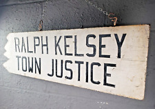 Vintage 1950's Town Justice Wooden 38