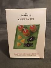 2018 Hallmark Keepsake Ornament Caramel Apple Goodness Halloween Spiders picture
