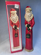 Artmark Pencil Santa Claus Vintage Figurine Christmas Holiday Hand Crafted 1993 picture