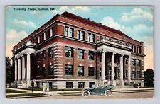 Lincoln NE-Nebraska, University Temple, Antique, Vintage Souvenir Postcard picture