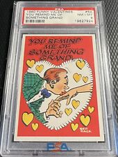 1960 Topps PSA 8 Vintage Funny Valentines #8A Graded NM-MT - Clean Holder picture