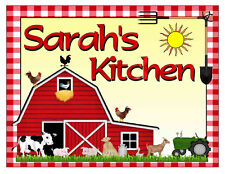 PERSONALIZED FARM COUNTRY KITCHEN MAGNET picture