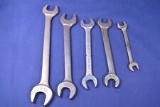Vintage VLCHEK Open End Wrench Set,5 PC,Alloy,Made in USA,5/8,9/16,11/16,25/32 picture