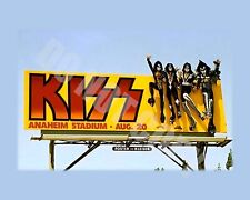 1976 Kiss 1976 Billboard Anahem Stadium Concert Billboard 8x10 Photo picture