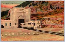 Vtg Rollinsville Colorado CO Moffat Tunnel East Portal Train Railroad Postcard picture
