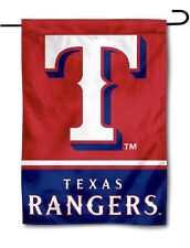 MLB Texas Rangers Garden Flag Double Sided MLB Rangers Premium Yard Flag picture