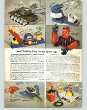 1958 PAPER AD Atomic Age Robot Hands Toy Remco US Army Bulldog Tank Pom Pom Gun picture