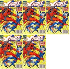 X-Force #11 Newsstand Cover Marvel Comics - 5 Comics picture