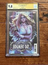 AXE Judgement Day #6 Signed Artgerm Lau Variant  CGC 9.8 SS Dazzler Marvel picture