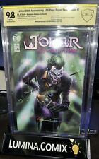 The Joker 80th Anniversary #1 100pg CBCS SS 9.8 Clayton Crain Signed picture