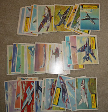 Lot of 37 Different 1957 Topps Wings Planes of the World Cards picture