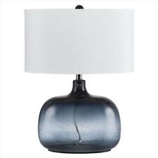 Cal Lighting BO-2263TB 150 W 3 Way Christi Navy Blue Glass Table Lamp picture