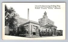 Winona MN-Minnesota, Administration Building, Antique, Vintage Souvenir Postcard picture