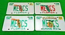 50's and 60's Mercury Florida License Plate 