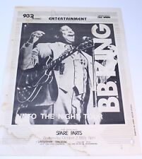 VTG 1985 B.B. King Concert Poster Landmark Theatre Syracuse, NY Blues Tour Rare picture