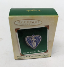 Hallmark Keepsake Ornmanet QXM8962 Charming Hearts Miniature Photo Holder picture