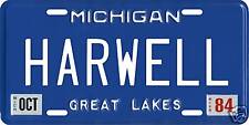 Ernie Harwell Detroit Tigers 1984 License plate picture