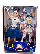 Disneyland 50th Anniversary Then & Now Barbie Mouseketeer  1955 - 2005 NRFB picture