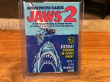 1978 Topps Jaws II 2 Wax Wrapper picture