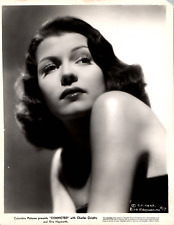 HOLLYWOOD BEAUTY RITA HAYWORTH BARE SHOULDERS STUNNING PORTRAIT 1938 Photo C47 picture