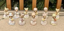 11 Vintage Enesco Country Calico Mice Mouse Cracker Barrel Months of the Year picture