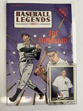 Joe Dimaggio Baseball Legends Comics #5  1992 Comics And 2009 Goodwin Champ Card picture