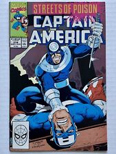 Captain America #374 (1990) vs Bullseye + Daredevil, Kingpin (VF/7.5) -VINTAGE picture