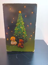 1979 Avon Merry Christmas Tree Hostess Set Ceramic Tree w Salt Pepper in Box picture