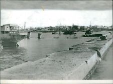Benghazi harbour libya studded with shipping vi... - Vintage Photograph 1192088 picture
