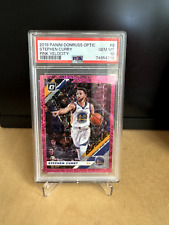 2019 donruss optic stephen curry sandwiches 8 pink velocity /79 warriors psa 10 picture