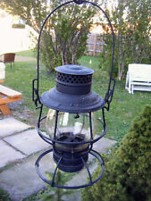 antique railroad lantern embossed globe P.R.R. Adlake P.R.R.Lantern A Beauty picture